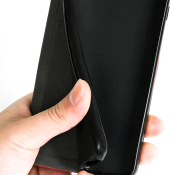 Prabanga PU Odos Atveju Doogee S95 Pro Flip Case For Doogee S95 Telefono dėklas Minkštos TPU Silikoninis Galinio Dangtelio