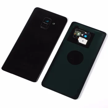 Samsung Galaxy A8 2018 A530 SM-A530F A530F A530DS Būsto Stiklo Baterija, galinis Dangtelis+Klijai+Home Mygtuką, pirštų Atspaudų