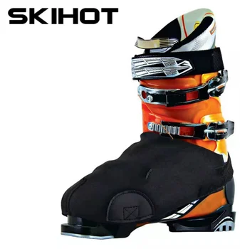 SKIHOT ouble slidinėjimo batų padengti vandeniui šiltų batų dangtelis juodas sniegas boot padengti apsauga