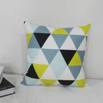 Sofos pagalvėlė padengti kėdė apdailos pagalvėlė motyvacinį laišką pagalvės užvalkalą juodos ir baltos spalvos užvalkalas geometrinis modelis mesti pagalvės