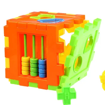 Spalvinga Blokuoti Magic Cube Žaislas, Vaikas Švietimo Blokai Žaislai Atitinkančių Blokai Rūšiavimo Lauke Plastikinių Kūdikių Žvalgybos Žaislas