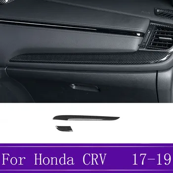 Tinka Honda CR-V CRV Anglies Pluošto Vidaus Apdailos Dengiamasis Rėmas Kontrolės Juostelės Apdaila, Automobilių Optikos Reikmenys 2017 m. 2018 m. 2019 m.