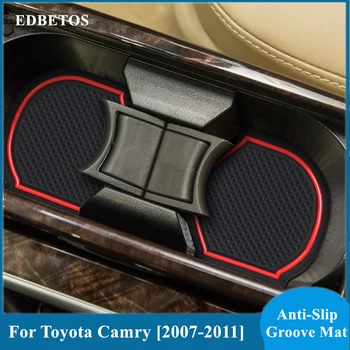 Toyota Camry 2007 2008 2009 2010 2011 XV40 Vartų Angą Padas Interjero Aksesuarų Kilimėlis Taurės Durų Groove Kilimėlis