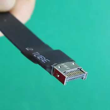 VDA-LINK USB3.1 GEN2 Tipas-E, Tipas-E ilgiklis Vidaus USB 3.1 E Tipo Vyrų ir Moterų Plokštė w Varžtų Skyles F9T-F6A