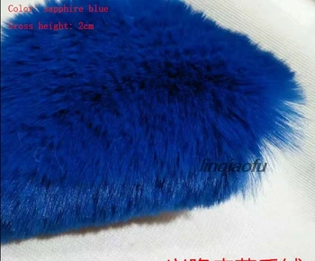 Vientisos spalvos imitacija triušio plaukų korėjos aksomo sofa-lova, pagalvėlė skara dirbtinis didelis kailių pliušinis mišraus audinio