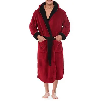 Vyriški mantija rinkiniai kimono Pliušinis Skara chalatas Namų Drabužius ilgomis Rankovėmis Chalatas, Kailis Vonios Chalatas Homme Flanelė Skraiste 2021 кимоно мужское