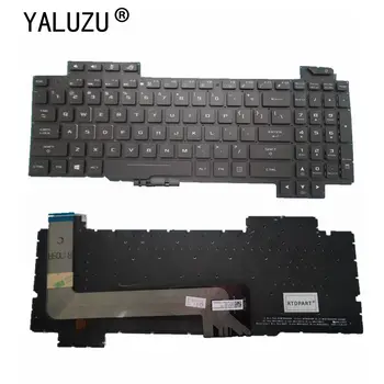 YALUZU Naujas anglų klaviatūra su foniniu Apšvietimu, skirtą ASUS ROG Strix GL503 GL703 GL503V GL503VD GL503VD-DB71 GL503VD-DB74 GL503VM GL503VS MUS