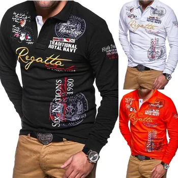 ZOGAA 2020 Nauja, vyriški T Long Sleeve Shirt Pavasario Rudens Mados Medvilniniai Marškinėliai, Dydis XS-3XL 2019 Karšto Pardavimo Streetwear vyrų marškinėliai