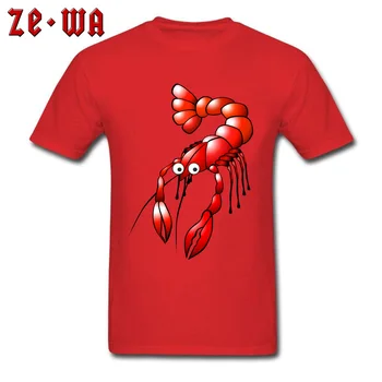 Įdomus Tee Vyrams, Funny T-shirt Įdomus Dizainas Drabužių Mens Violetinė Raudona Viršūnes Omaras Atspausdintas Ant Suaugusiųjų Marškinėlius Animacinių filmų Tees Naujausias