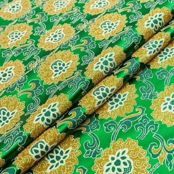 Šilko brokatas žakardo audinio medžiagos tinka siuvimo cheongsam ir kimono drabužio audinys