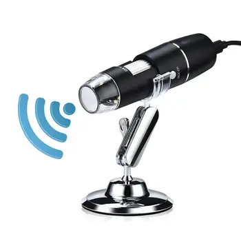 1000X Wifi/USB Mikroskopą, Skaitmeninis Mikroskopas su 8 LED didinamasis stiklas Kamera, skirta 
