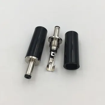 10vnt Žalvario 5.5 x 2.5 mm (5.5 x 2.1 mm / 4.0 x 1.7 mm / 3.5 x 1.35 mm DC Maitinimo Male Plug Lydmetalis Adapterio Lizdas Jack 