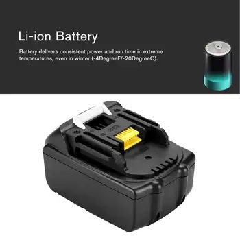 18V 6000mAh Ličio jonų Bateriją Ličio Baterija gali Pakeisti Makita BL1830 BL1840 BL1850 BL1860