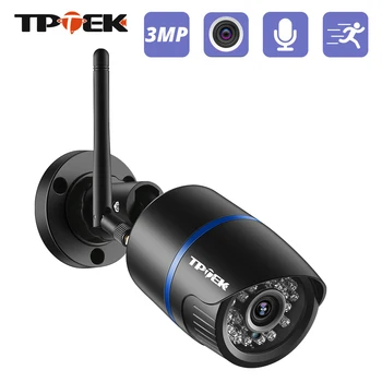 3MP IP Kamera, WiFi Lauko Saugumo Kameros 1080P Wi Fi Priežiūros Laidinio Belaidžio 