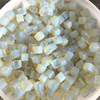 50g Aikštėje Gamtos Crystal White Opal Žvyro Roko Kvarcas, Žalias Akmuo, Mineralinis Pavyzdys Žuvų Bakas Graden Apdailos Energijos Akmuo