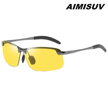 AIMISUV Poliarizuoti Akiniai nuo saulės Vyrų Vairavimo photochromic akiniai nuo saulės, Lauko Akinius Metaliniais rėmais Vyrams UV400 Akiniai gafas de sol