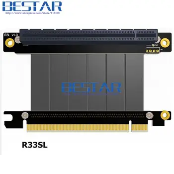 Alkūnė Dizaino Gen3.0 PCI-E 16x, Kad 16x 3.0 Stove Kabelis 5cm 10cm 20cm 40cm 30cm 50cm PCI-Express pcie X16 Extender stačiu Kampu