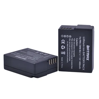 Batmax 3pc NT-BLC12 NT BLC12 Įkrovimo Baterija (akumuliatorius skirtas Panasonic BLC12 NT-BLC12E NT-BLC12PP FZ200 FZ1000 DMC-DMC G5-G6 GH2