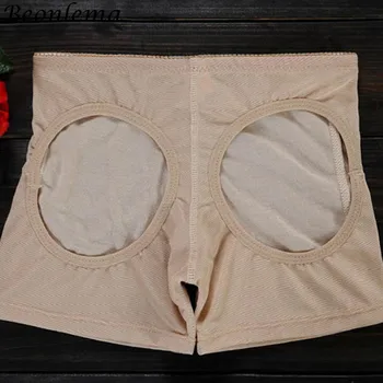Beonlema Moterys Kontrolės Kelnaitės Shapewear Tuščiaviduriai Iš Sexy Apatiniai Užpakalis Formuojant Plius Dydis Shaper Femme Klubų Kėlimo Panty