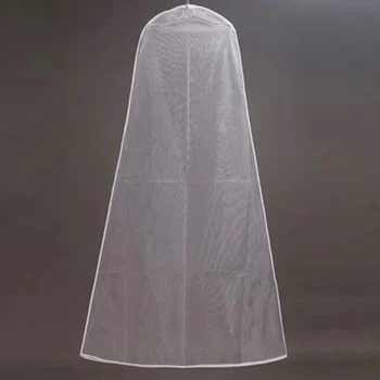 Bridal Gown Vestuvinė Suknelė Saugojimo Krepšys Kvėpuojantis Drabužis Dulkių Įrodymas Dangtis