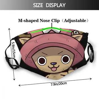 Chibi Chopper Daugkartinio Naudojimo Masque Apsaugos Vienas Gabalas Monkey D. Luffy Japonų Anime Unisex Adulte Veido Kaukė Su Filtrais