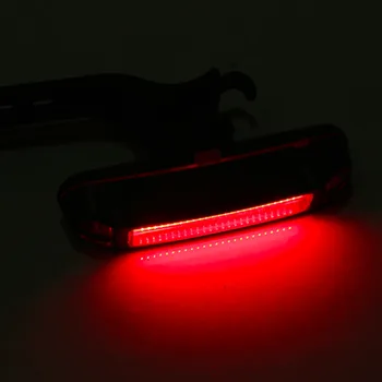 COB Galinis Dviračio Žibintas užpakalinis žibintas Saugos Įspėjimas USB Įkrovimo Dviračių Uodega Kometos LED Lempos 88 B2Cshop