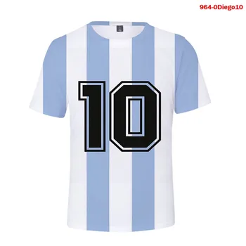 Derliaus 1986 Maradona 10 Marškinėliai 2020 