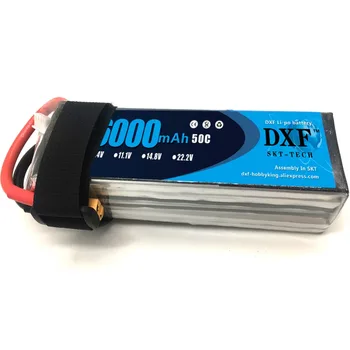 DXF Lipo Baterija 3S 6000mAh 11.1 V Pak 50C už TRX X-MAXX UNLIMITDE E-REVO TR-4