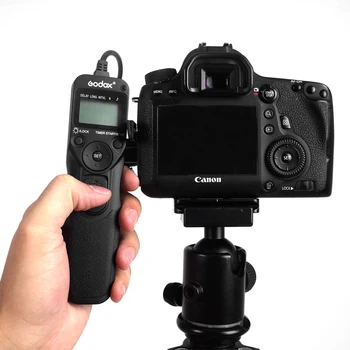 Godox EZA-C1/C3/N1/N3/S1 Skaitmeninis Laikmatis Užrakto Nuotolinio valdymo pultelis Jungiklis Laido Canon Nikon Fotoaparatas
