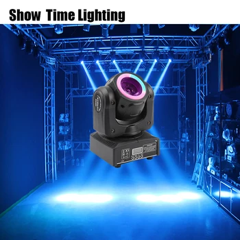 Greitas pristatymas 60W Mini Led šviesos judančios galvos, led rato vietoje plauti RGBW 4 1 etapu efektas DMX 512 Kontrolės KTV DJ Šalies lite