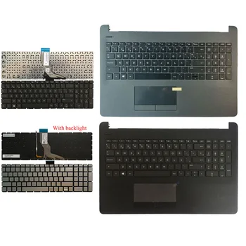 Ispanijos nešiojamojo kompiuterio klaviatūra HP 15-BS 15-BS015DX 15-bs573tx 15-bs007tx TPN-C129 925008-001 PK132043A00 Palmrest Viršutinį Dangtelį