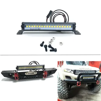 Išryškinti Stogo LED Šviesos Juosta Lempa TRX6 TRX4 SCX10 RC Rock Crawler Sunkvežimių Laipiojimo Automobilio Korpuso Sunkvežimis 