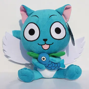 Japonų Anime ir Animacinių filmų Fairy Tail Laimingas Pliušinis Žaislas Pliušinis Lėlės Pav Žaislas 12inch 30cm Brithday Dovana