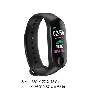 M3 mart sporto žiūrėti Moterų Smart Watch Vyrų Širdies ritmas, Kraujo Spaudimo Monitorius Fitness Tracker Pedometer Žiūrėti karšto pardavimo