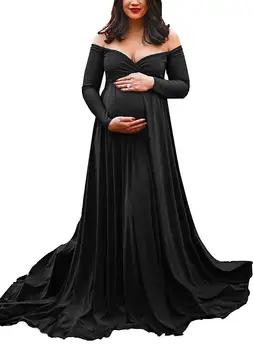 Medvilnės Nėščia Suknelės Moterims Maxi Motinystės Suknelė Drabužius Fotosesijas 2019 Motinystės Nėštumo Suknelė Fotografijos Rekvizitai