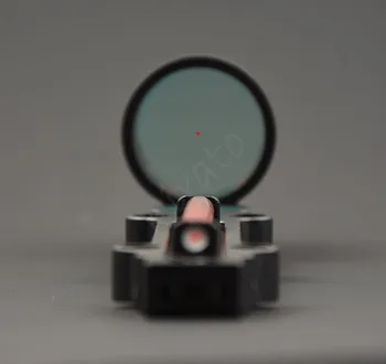 Medžioklės šaudymo Lengvas 1x Red Optinio Pluošto Red Dot Akyse Šautuvas Apimtis karabinai Šonkaulio rail mount bazės M8125