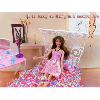 Miniatiūriniai Baldai Mano Išgalvotas Gyvenimas Saldus Sapnas Miegamasis-B Barbie Doll House Apsimesti Žaisti Žaislai Mergina Nemokamas Pristatymas
