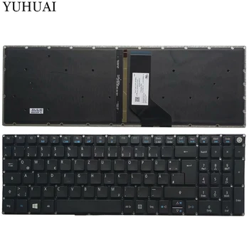 Naujas GR nešiojamojo kompiuterio Klaviatūros AcerAspire Nitro VN7-572 VN7-572G VN7-572TG VN7-592G VN7-792G vokietijos klaviatūros apšvietimas