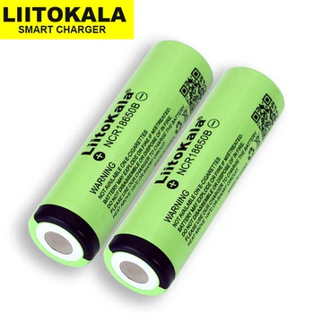 Naujas Liitokala 18650 3400mAh ličio baterija NCR18650B 3.7 V baterijų fotoblykstės jes