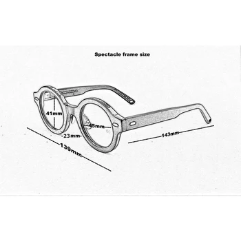 Naujas Prekės ženklas apvalių akinių rėmeliai moterų akiniai vyrų trumparegystė rėmo akiniai, optiniai skaidrūs akiniai rėmeliai vyrų spektaklis