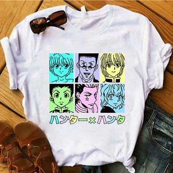 Naujų Medžiotojų Hunter X Hunter Marškinėliai Vyrams, Moterims, Vaikams, T-Shirt Killua Zoldyck Anime, Manga Medžiotojų Hxh Cool Berniukas Mergaitė vaikai Tee