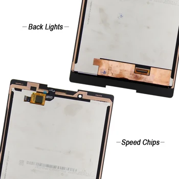 Nemokamas Pristatymas Lenovo Tab 2 A8-50 A8-50L A8-50F Jutiklinis Ekranas skaitmeninis keitiklis Stiklo Lcd Ekranas asamblėjos balta Pakeitimo