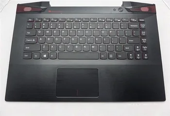 Originalus naujas Lenovo Y40 Y40-70 Y40-80 nešiojamas C dėklas su klaviatūra + touchpad integruota korpuso dangtelį palmių poilsio