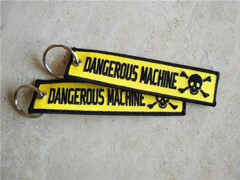 Pavojingų Mašina Užsakymą Siuvinėjimo Keychains raktams
