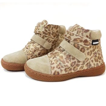 PEKNY BOSA Prekės odos bateliai mergaitėms batus basomis batus, leopardo batai rožinė batai US dydis 7-3.5
