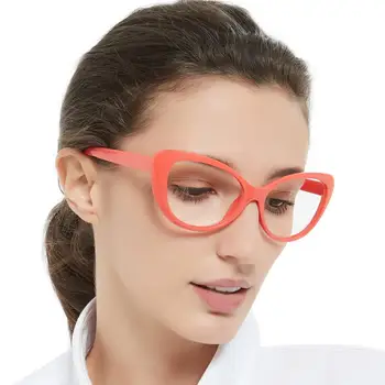 Skaitymo Akiniai Moterų Cat Eye Mėlynos Šviesos Blokavimas Akinius gafas proteccion lentes para computadora oculos feminino MARE AZZURO