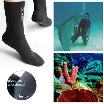 SLINX 3mm Plaukimo Įkrovos Scuba maudymosi Kostiumėliai, Wetsuit Neopreno Nardymo Kojines, Stabdžių Įbrėžimų Atšilimo Snorkeling Kojinės