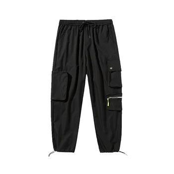 Vyrai Streetwear Krovinių Kelnės 2020 Harajuku darbo drabužiai Vyrams Kamufliažas Poilsiu Kelnes Hip-Hop Korėja Kelnės Sweatpants M-5XL