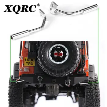 XQRC Trx4 gynėjas electroplated metalo išmetimo vamzdis 1 / 10 RC stebimas transporto priemonių traxxas trx-4 Bronco automobilių reikmenys
