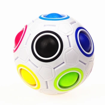 Yongjun Creative Magic Cube Greitis Vaivorykštė Galvosūkiai Kamuolys Futbolo cubo magico Mokymosi Žaislai Vaikams, Žaislai Vaikams berniukas